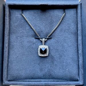 David Yurman - Black Onyx/Diamond Necklace
